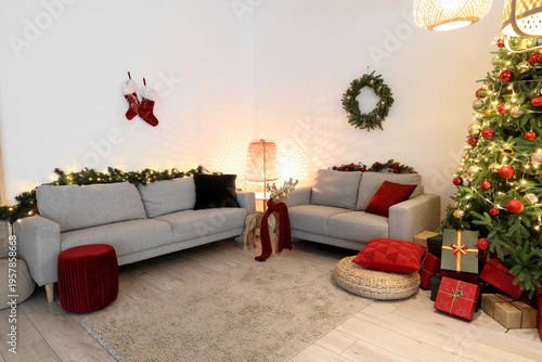 Interior of living room wit...
