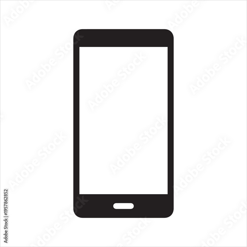 Smartphone, smart phone flat icon for websites