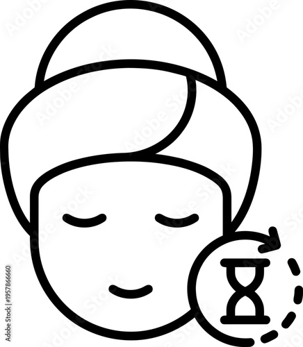 Woman Sleeping Time Concept.