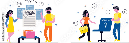 Job seekers and vacancy opportunities in a dynamic workplace environment