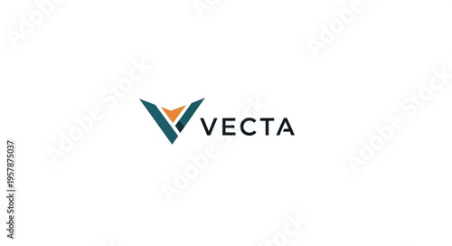 Vecta Logo - A Modern and Minimalist Design with a Bold V Shape.