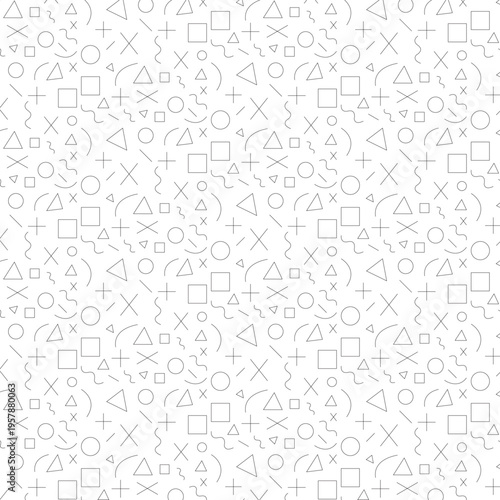 eamless Geometric Shapes Pattern Background
