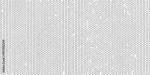 Intricate repeating pattern of a woven wire mesh texture in grayscale