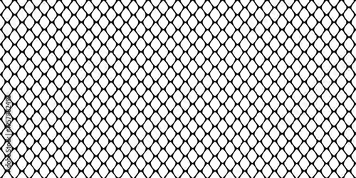 Close up of a repeating diamond shaped mesh or netting pattern