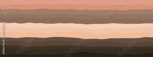 Soil and rock layers cross section