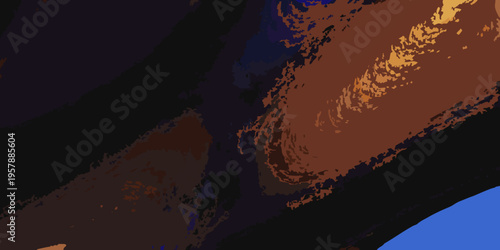 Abstract colorful shapes and forms create a dynamic visual composition