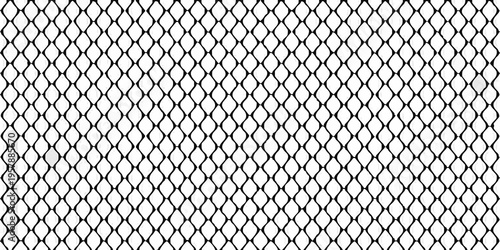 A seamless repeating pattern of black diamond shaped netting