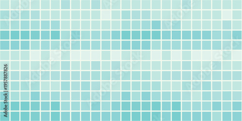 Abstract mosaic background featuring varying shades of blue and white
