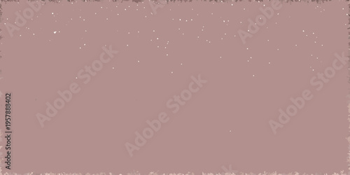 Dusty rose background with scattered white specks resembling stars