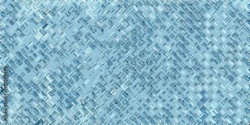 Abstract aerial view of densely packed rectangular structures