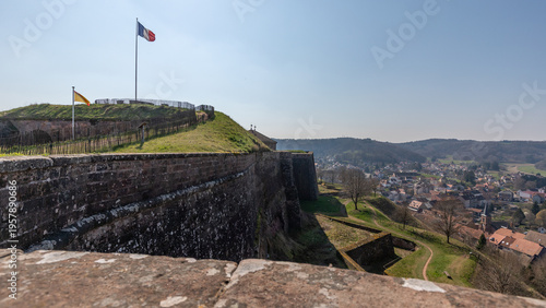 The famous citadel of Bitche in France on March 22th 2026