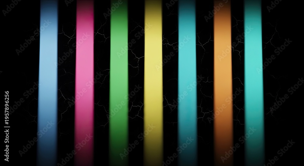 Obraz premium Colorful Vertical Stripes Background Multicolor Pattern HD