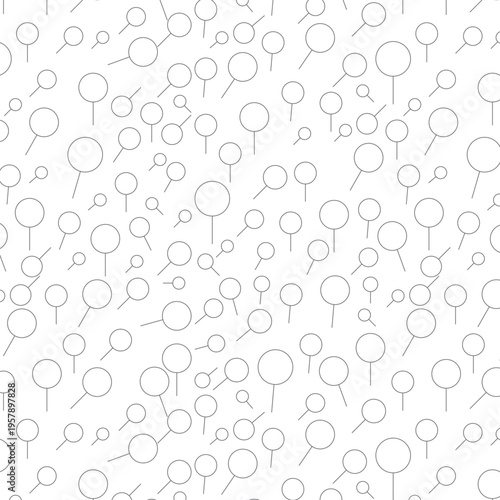 Seamless Magnifying Glass Pattern Background – Minimal Search Icon Line Design
