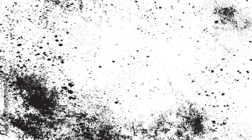 Abstract grunge black and white distressed texture  grunge abstract background design dust film grain speck grit grunge overlay on white background grain noise