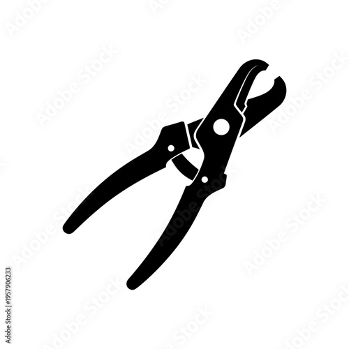 Pet Nail Clippers Silhouette for Guillotine Trimming Tools and Veterinary Grooming