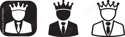 VIP customer icon premium user badge silhouette.