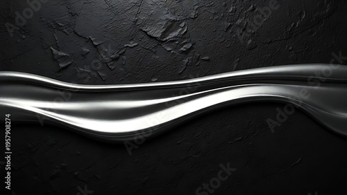 debater. A smooth stream of liquid metal flowing across a dark, rough surface. safety posters, maintenance manuals, designed for industrial assembly lines and welding operations, supports safety.