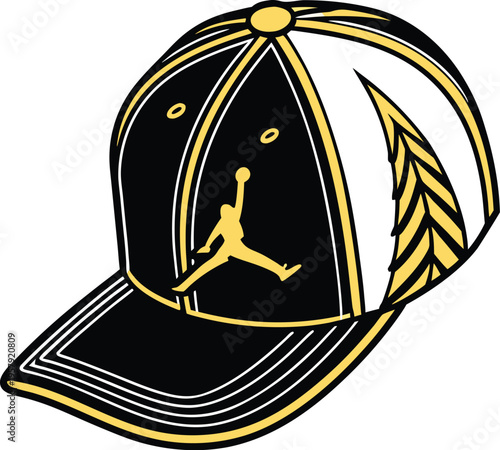 vector illustration of a man in yoga pose