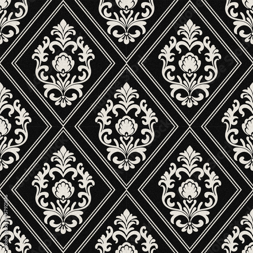 seamless damask pattern