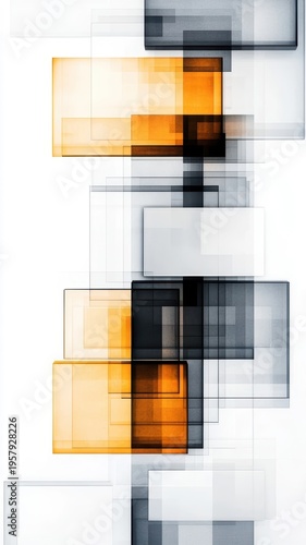 Abstract background with orange and white squares dynamic abstract background featuring a pattern of white and orange squares offering a modern visual