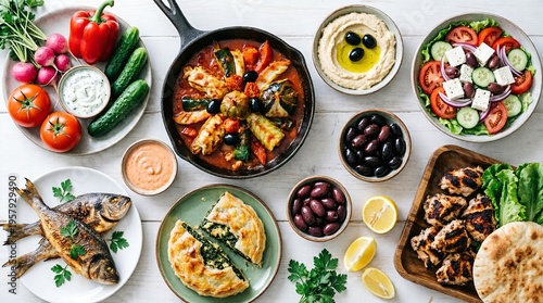Mediterranean Feast Spread
