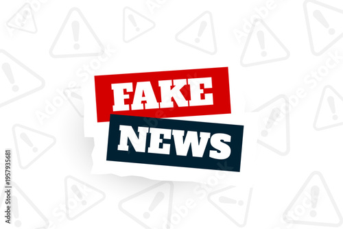modern fake news fraud alert background