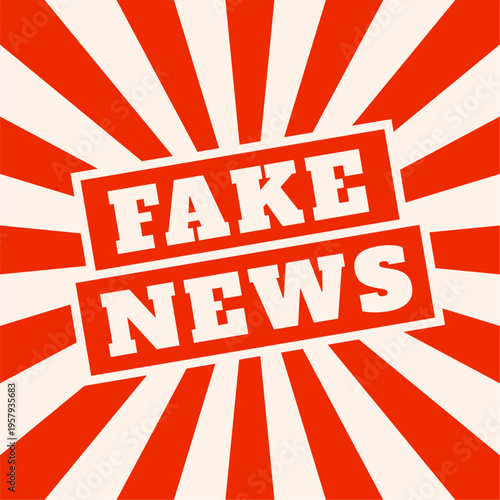 modern style fake news campaign background
