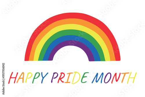 Colorful rainbow shape Gay pride flag Happy pride day LGBTQ community Pride Month Vector hand drawn doodle for posters, stickers, logo, cards Free Download Colorful rainbow shape Gay pride flag Happy pride day LGBTQ community Pride Month Vector hand drawn doodle for posters, stickers, logo, cards - GFXLoad