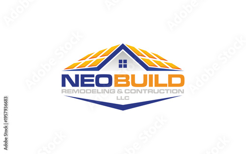 Illustration vector graphic of remodeling and construction, home repair and Building renovation logo design template