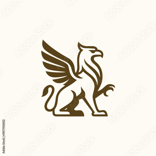 Ancient Griffin for Finance Business Logo