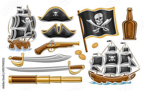 Vector set for Pirates