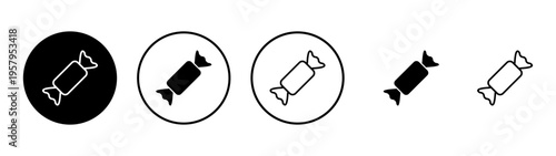 Candy icon vector. candy sign and symbol.