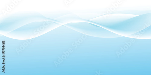 Abstract Blue Turquoise Wave Background Modern Flowing Gradient Design