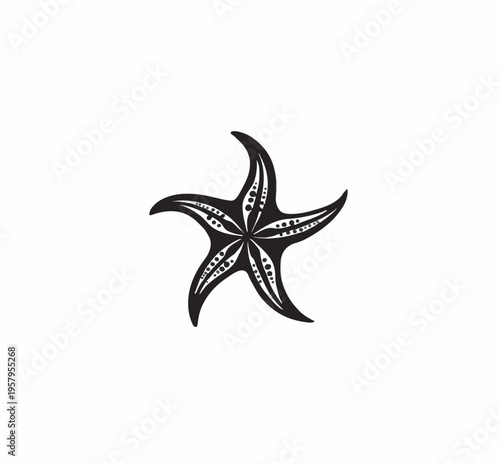 starfish logo vector, 