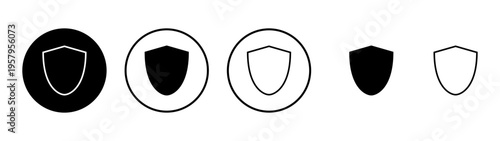 Shield icon vector. Protection icon. Security sign and symbol