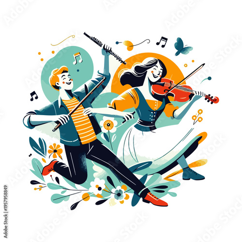 Cultural Celebration of Spring Music Festival in Austria