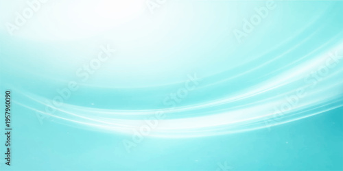 Abstract lines of light flowing across a serene, gradient teal backdrop. The gentle curves create a sense of movement and depth. Evoking a feeling of calm and sophistication.