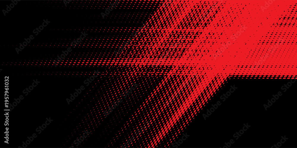 Fototapeta premium red black brush Car sticker wrap pattern banner abstract sporty lines black red color combination grunge brush pattern racing motorsport design.