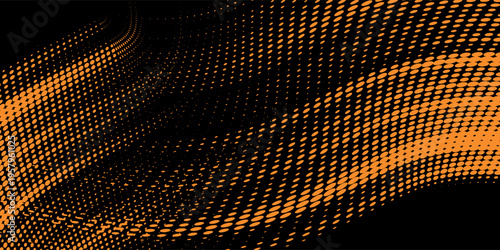 orange black brush Car sticker wrap pattern banner abstract sporty lines black orange color combination grunge brush modern pattern racing motorsport vector design.