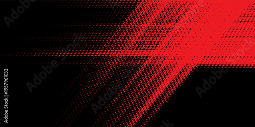 red black brush Car sticker wrap pattern banner abstract sporty lines black red color combination grunge brush pattern racing motorsport design.
