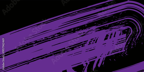 Black sports background design with purple abstract template. Sports players in various activities. Football, basketball, baseball, tennis, rugby, Eps 10, Modern.