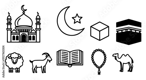 Islamic icons Symbols of faith, worship, and tradition in Islam