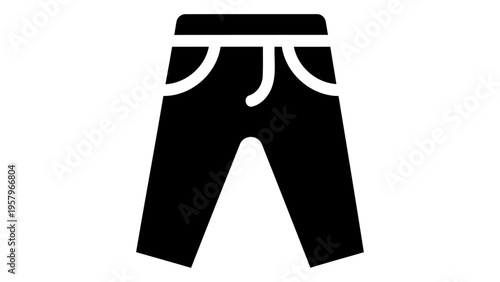 Stretch denim jeans icon