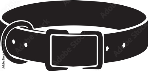 A black and white image of a belt