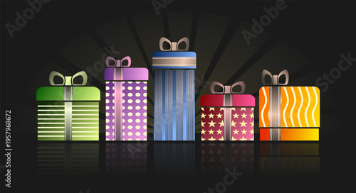 vector illustration of a christmas tree