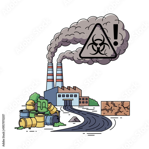 Biohazard Factory Pollution