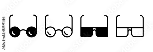 Glasses icon vector illustration. Glasses sign and symbol