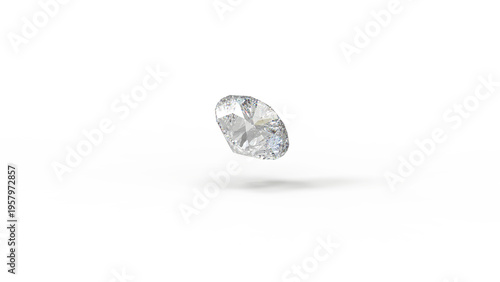 レンダリングされたダイアモンド　CG	