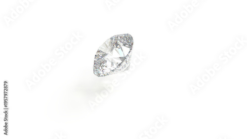 レンダリングされたダイアモンド　CG	