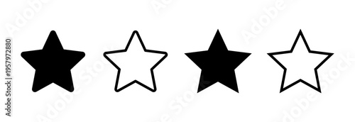 Star Icon vector illustration. rating sign and symbol. favourite star icon